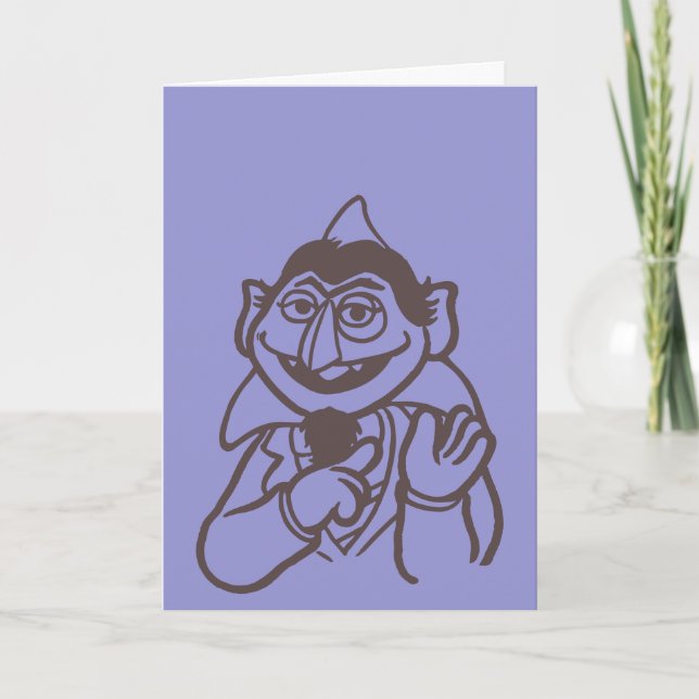 Sesame Street | Count von Count Bright Kort (Framsida)
