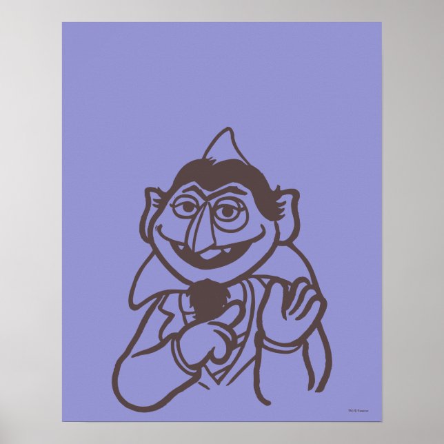 Sesame Street | Count von Count Bright Poster (Framsidan)
