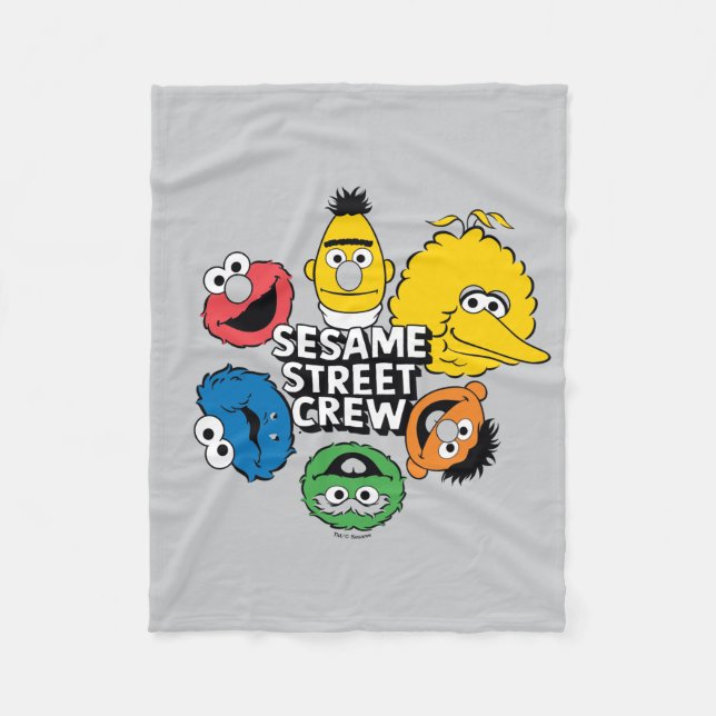 Sesame Street Crew Fleecefilt (Framsidan)