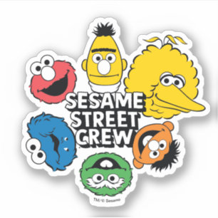 Sesame Street Crew Klistermärken