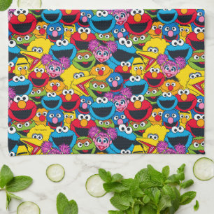 Sesame Street Crew Mönster Kökshandduk
