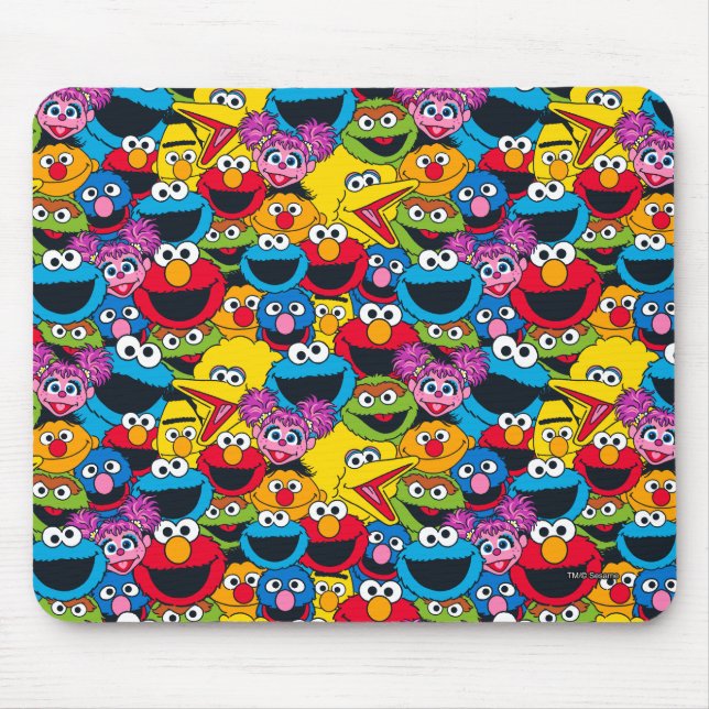 Sesame Street Crew Mönster Musmatta (Framsidan)