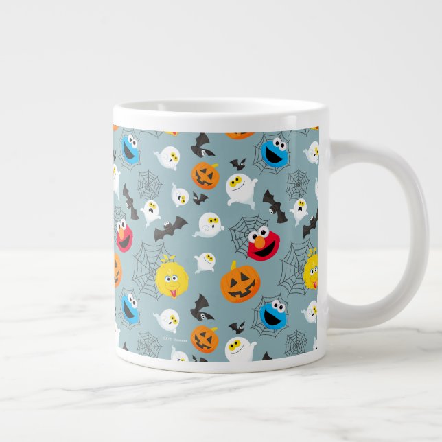 Sesame Street Cute Halloween Mönster Jumbo Mugg (Höger)