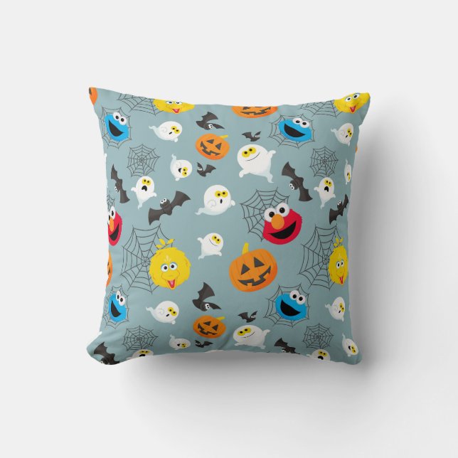 Sesame Street Cute Halloween Mönster Kudde (Framsida)