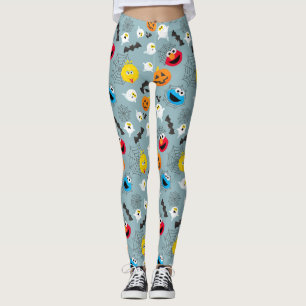 Sesame Street Cute Halloween Mönster Leggings