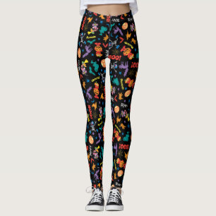 Sesame Street   Cute Halloween Mönster Leggings
