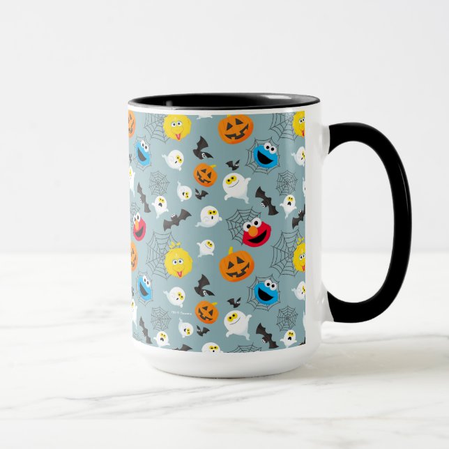 Sesame Street Cute Halloween Mönster Mugg (Höger)