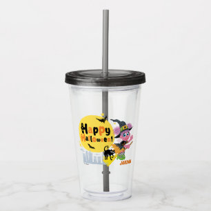 Sesame Street Cute Halloween Mönster Take Away Mugg