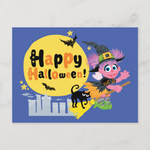 Sesame Street   Cute Halloween Mönster Vykort