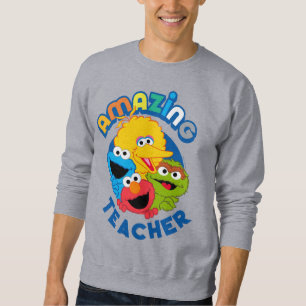 Sesame Street De är Fantastisk Lärare Lång Ärmad Tröja