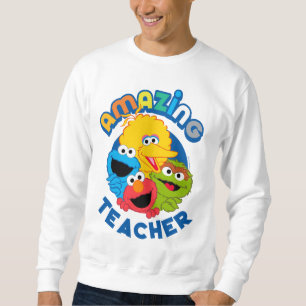 Sesame Street De är Fantastisk Lärare Lång Ärmad Tröja