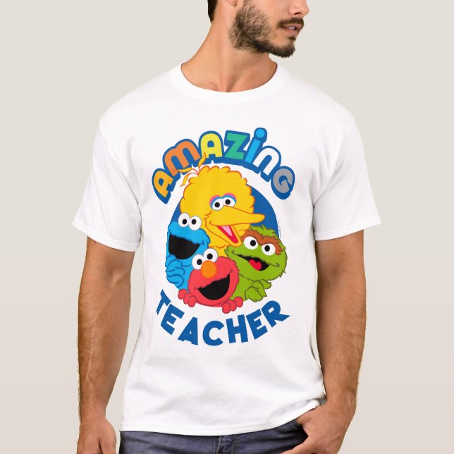 Sesame Street | De är Fantastisk Lärare T Shirt (Framsida)