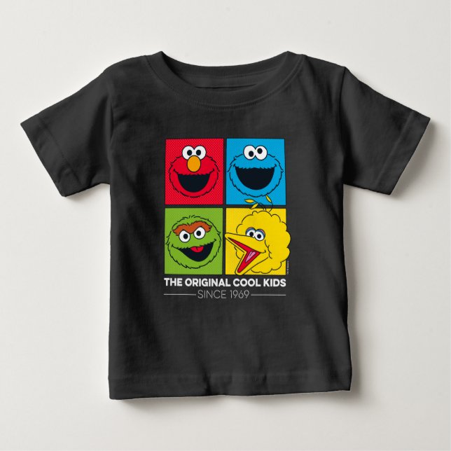 Sesame Street | De ursprungliga coola barnen T Shirt (Framsida)