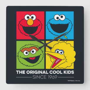 Sesame Street   De Ursprungliga Coola Killarna Fyrkantig Klocka