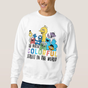 Sesame Street Den mest färgglada gatan Lång Ärmad Tröja