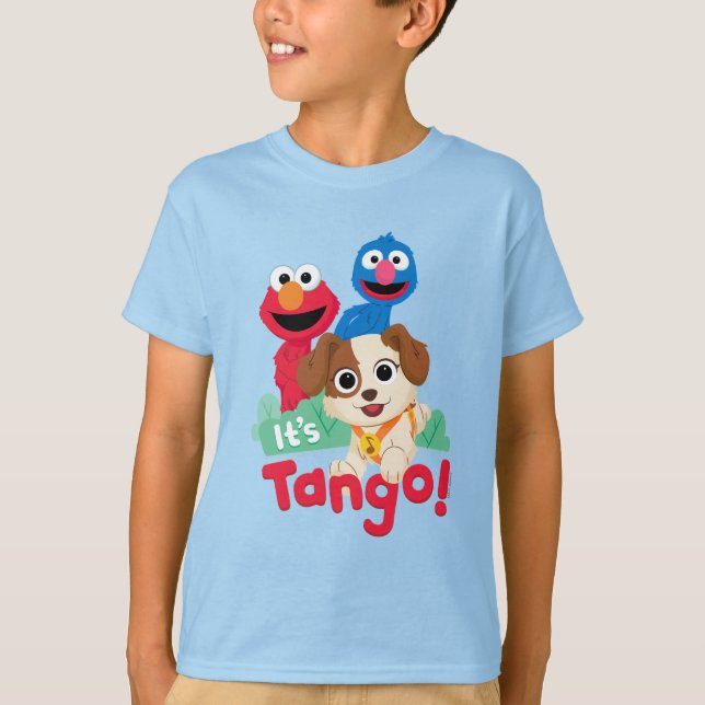 Sesame Street | Det är tango med Elmo & Grover T Shirt (Framsida)