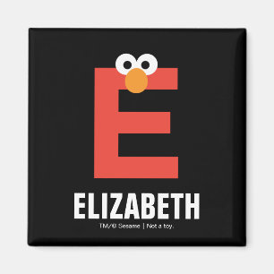 Sesame Street E är för Elmo Magnet