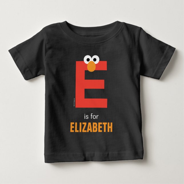 Sesame Street | E är till för Elmo T Shirt (Framsida)