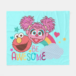 Sesame Street Elmo & Abby - BE Fantastisk Fleecefilt
