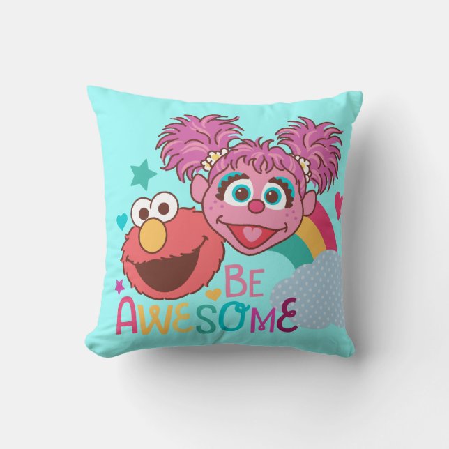 Sesame Street | Elmo & Abby - BE Fantastisk Kudde (Framsida)