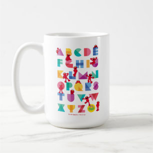 Sesame Street Elmo Alfabetet Kaffemugg