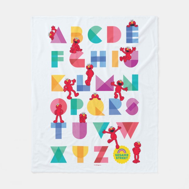 Sesame Street | Elmo Alphabet Fleecefilt (Framsidan)