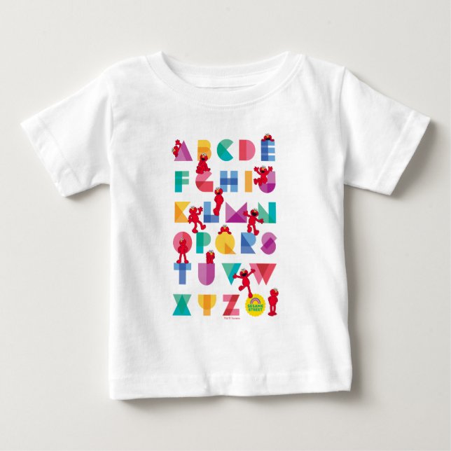 Sesame Street | Elmo Alphabet T Shirt (Framsida)