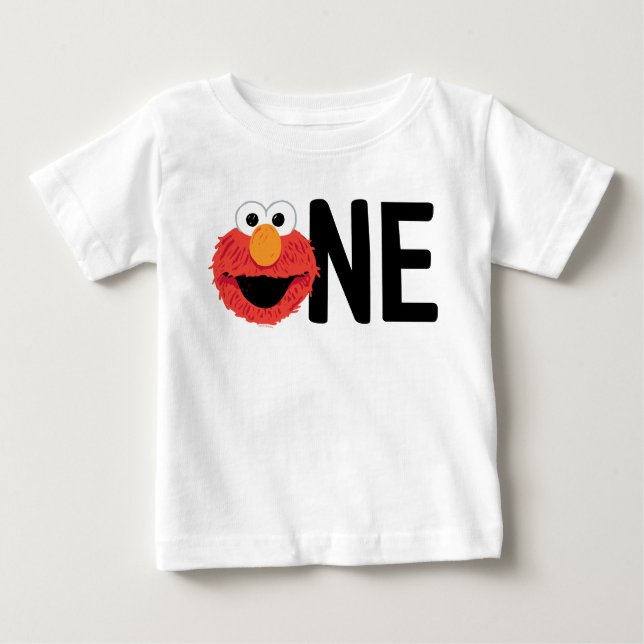 Sesame Street | Elmo Ansikte I är en födelsedag T Shirt (Framsida)