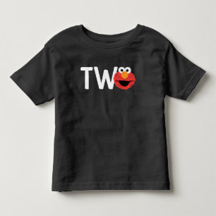 Sesame Street   Elmo Ansikte I är två födelsedagar T Shirt