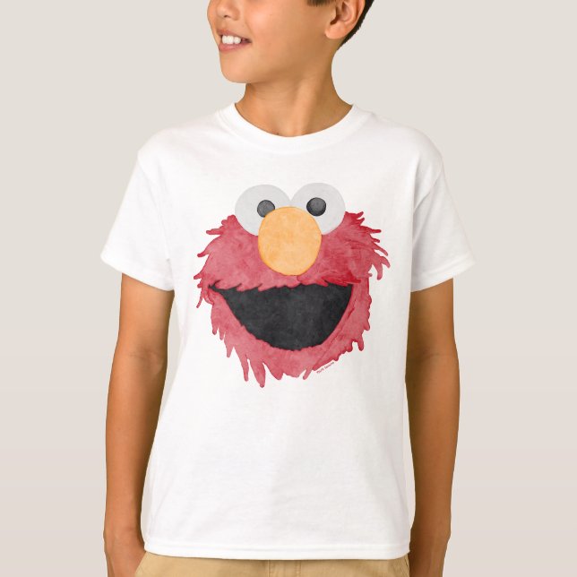 Sesame Street | Elmo Ansikte T Shirt (Framsida)