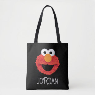 Sesame Street Elmo Ansikte Tygkasse