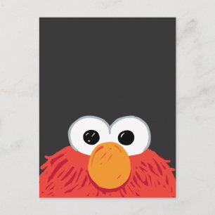 Sesame Street Elmo Big Ansikte Vykort