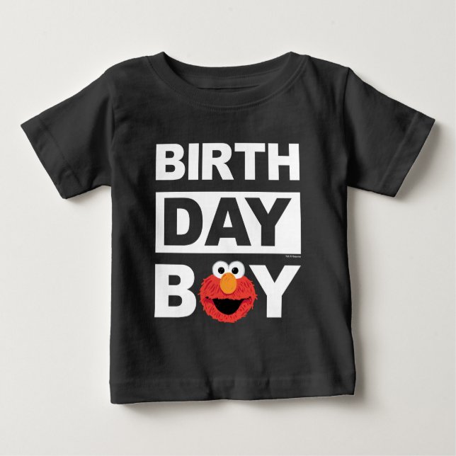 Sesame Street | Elmo Birthday Birthday Boy T Shirt (Framsida)
