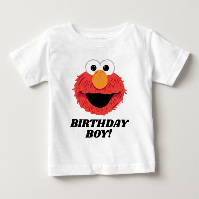 Sesame Street | Elmo Birthday Boy T Shirt (Framsida)