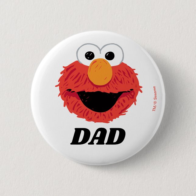 Sesame Street | Elmo Birthday Chalkboard Pappa Knapp (Framsida)