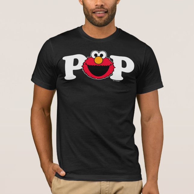 Sesame Street Elmo - Birthday Pop T-Shirt (Framsida)