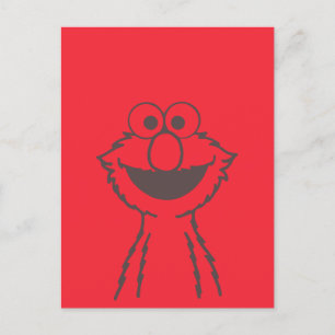 Sesame Street Elmo Bright Vykort