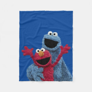 Sesame Street   Elmo & Cookie Monster Fleecefilt