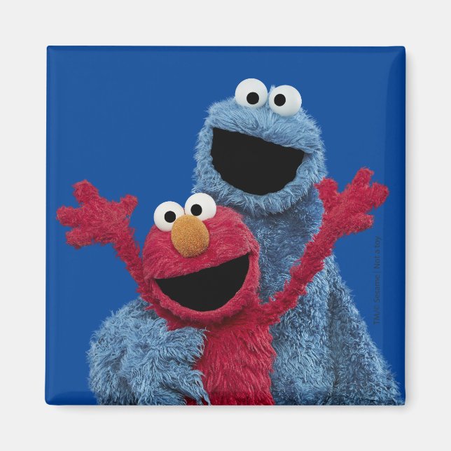 Sesame Street | Elmo & Cookie Monster Magnet (Framsidan)