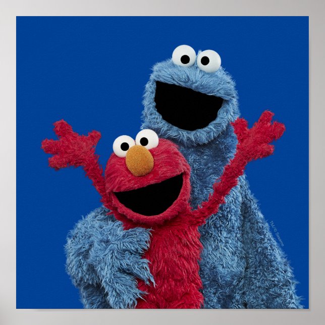 Sesame Street | Elmo & Cookie Monster Poster (Framsidan)