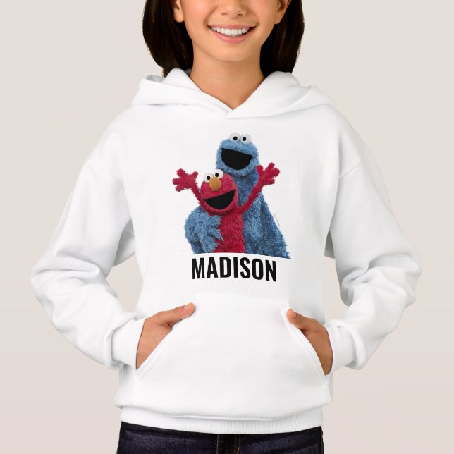 Sesame Street | Elmo & Cookie Monster T Shirt (Framsida)
