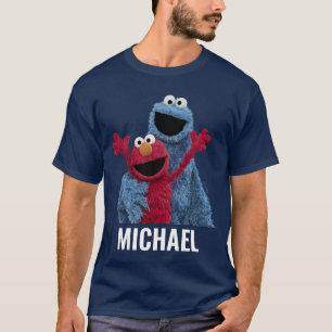 Sesame Street   Elmo & Cookie Monster T Shirt