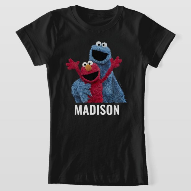 Sesame Street | Elmo & Cookie Monster T Shirt (Laydown)