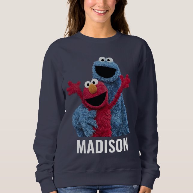 Sesame Street | Elmo & Cookie Monster T Shirt (Framsida)