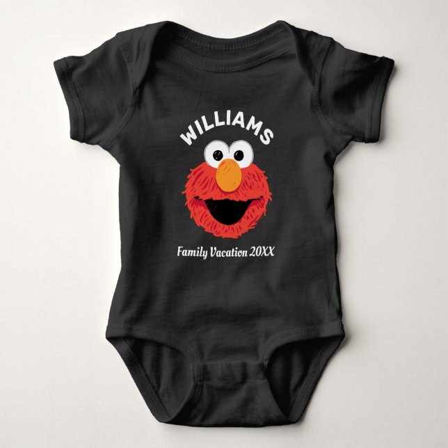 Sesame Street | Elmo Family Vacation T Shirt (Framsida)