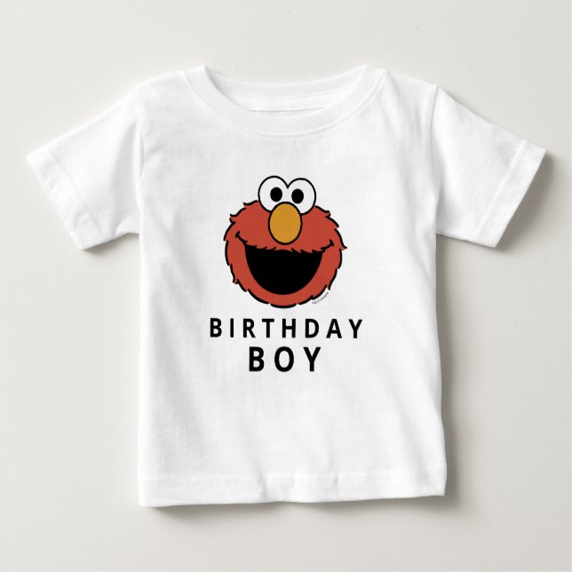 Sesame Street | Elmo - First Birthday Baby T-Shirt (Framsida)
