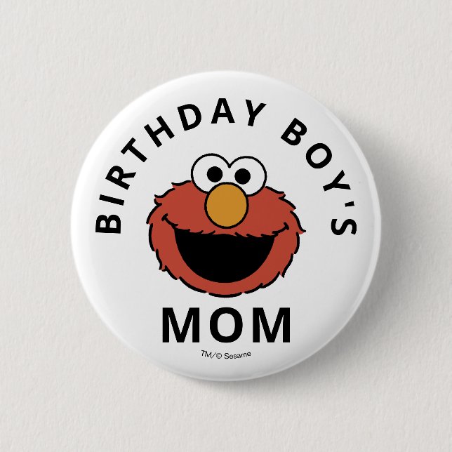 Sesame Street | Elmo - First Birthday Button Knapp (Framsida)