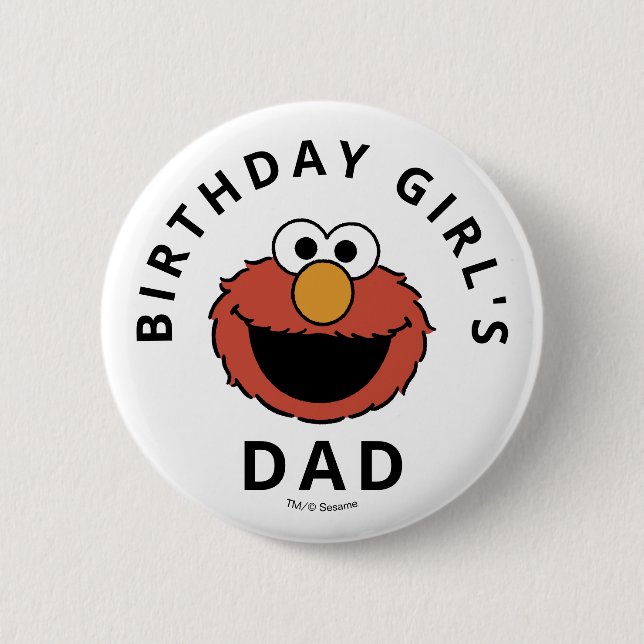 Sesame Street | Elmo - First Birthday Button Knapp (Framsida)