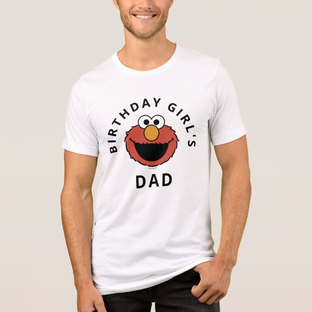Sesame Street | Elmo - First Birthday Tri-Blend Sh T Shirt (Framsida)