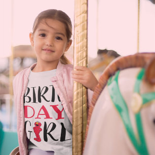 Sesame Street   Elmo- Födelsedagsflicka T Shirt